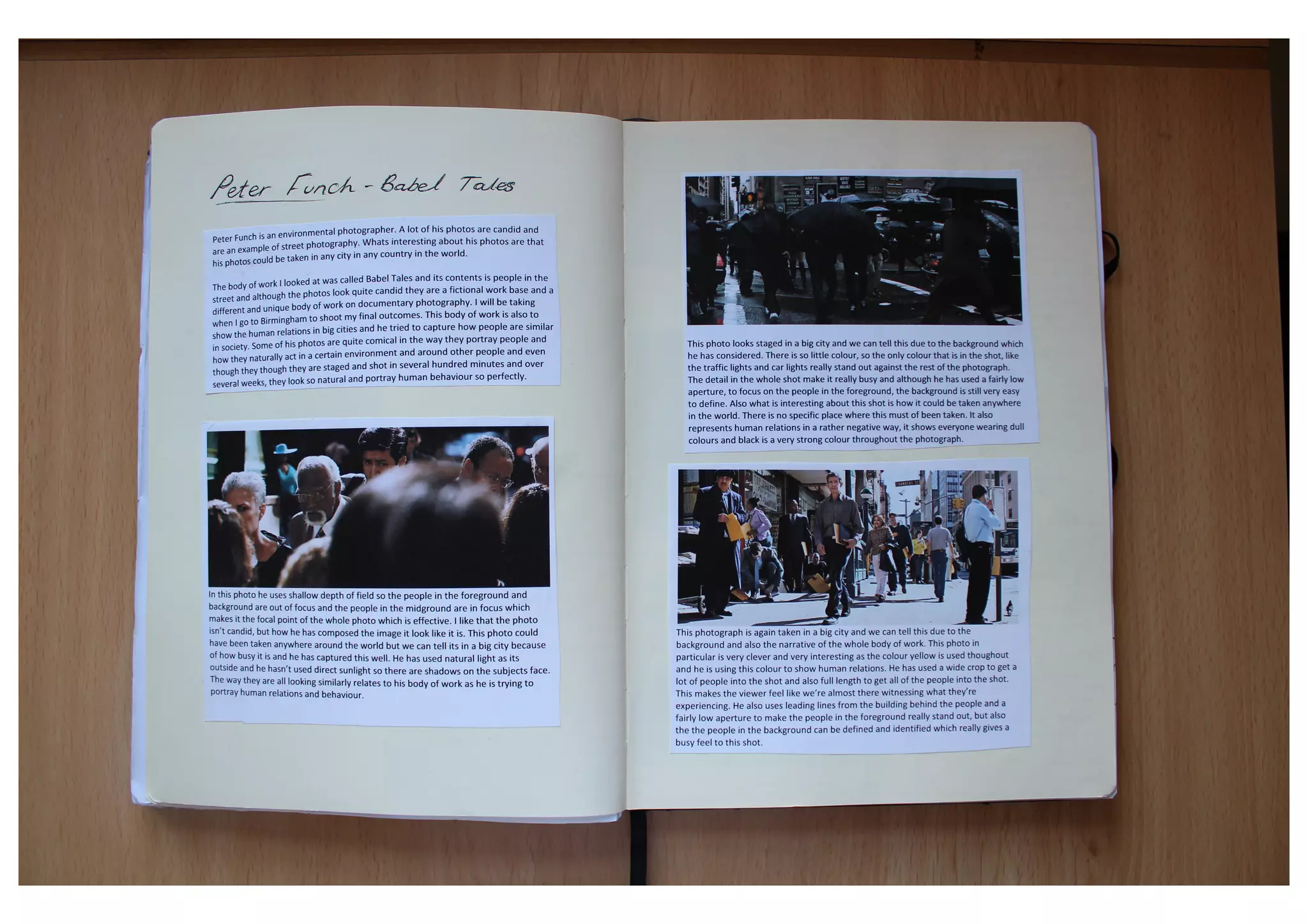 AS Photography Art1 Sketchbook Grade B - Amy Brown