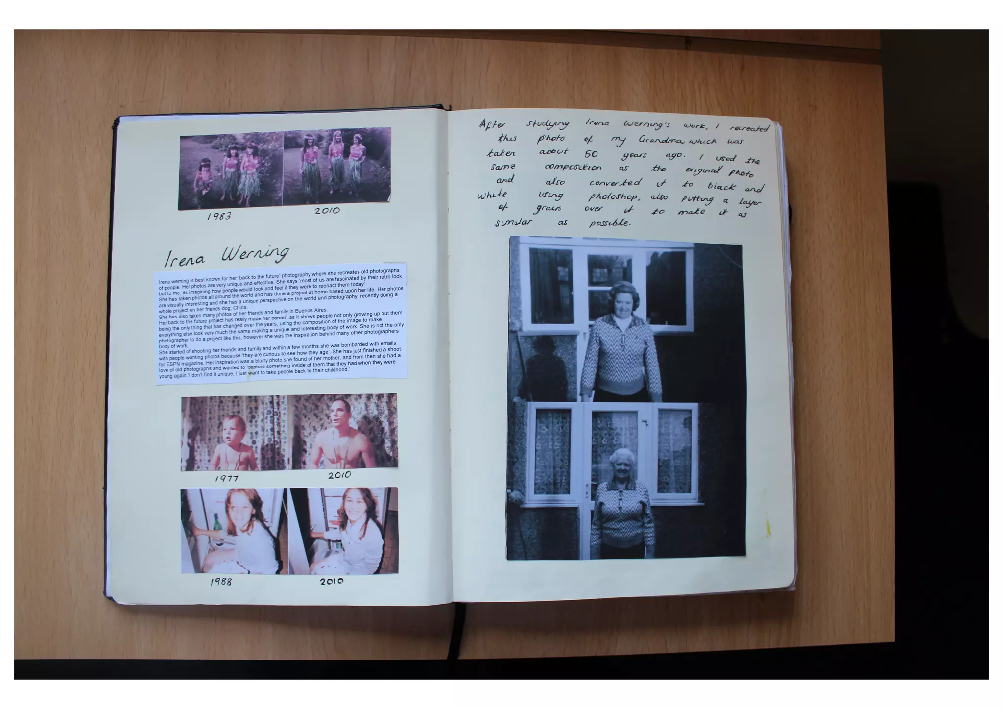 AS Photography Art1 Sketchbook Grade B - Amy Brown