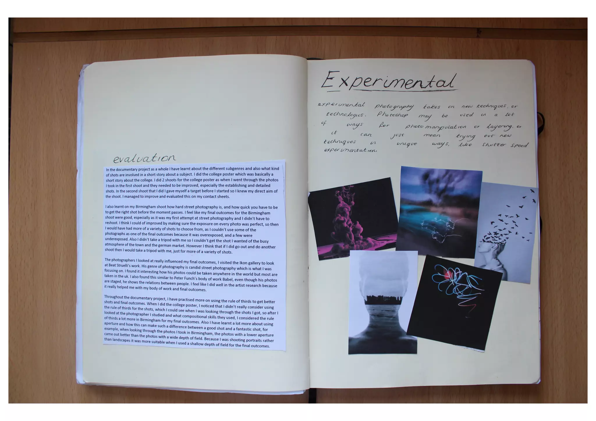 AS Photography Art1 Sketchbook Grade B - Amy Brown