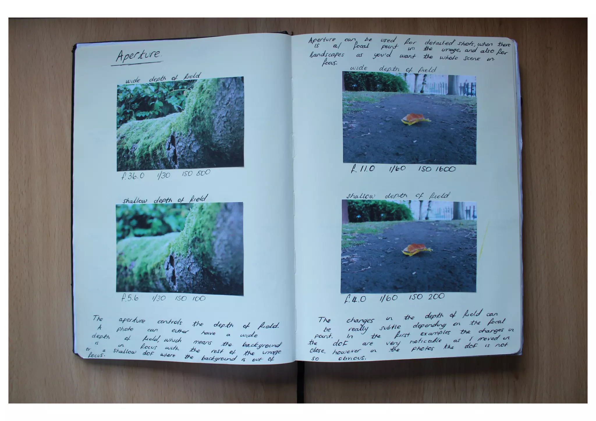 AS Photography Art1 Sketchbook Grade B - Amy Brown