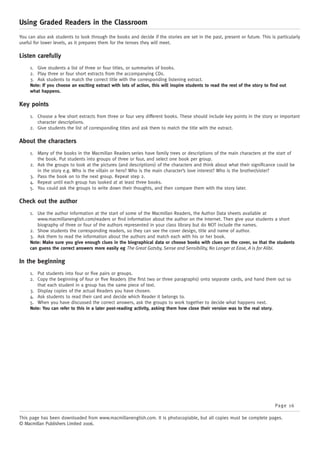 Graded readers in the classroom | PDF