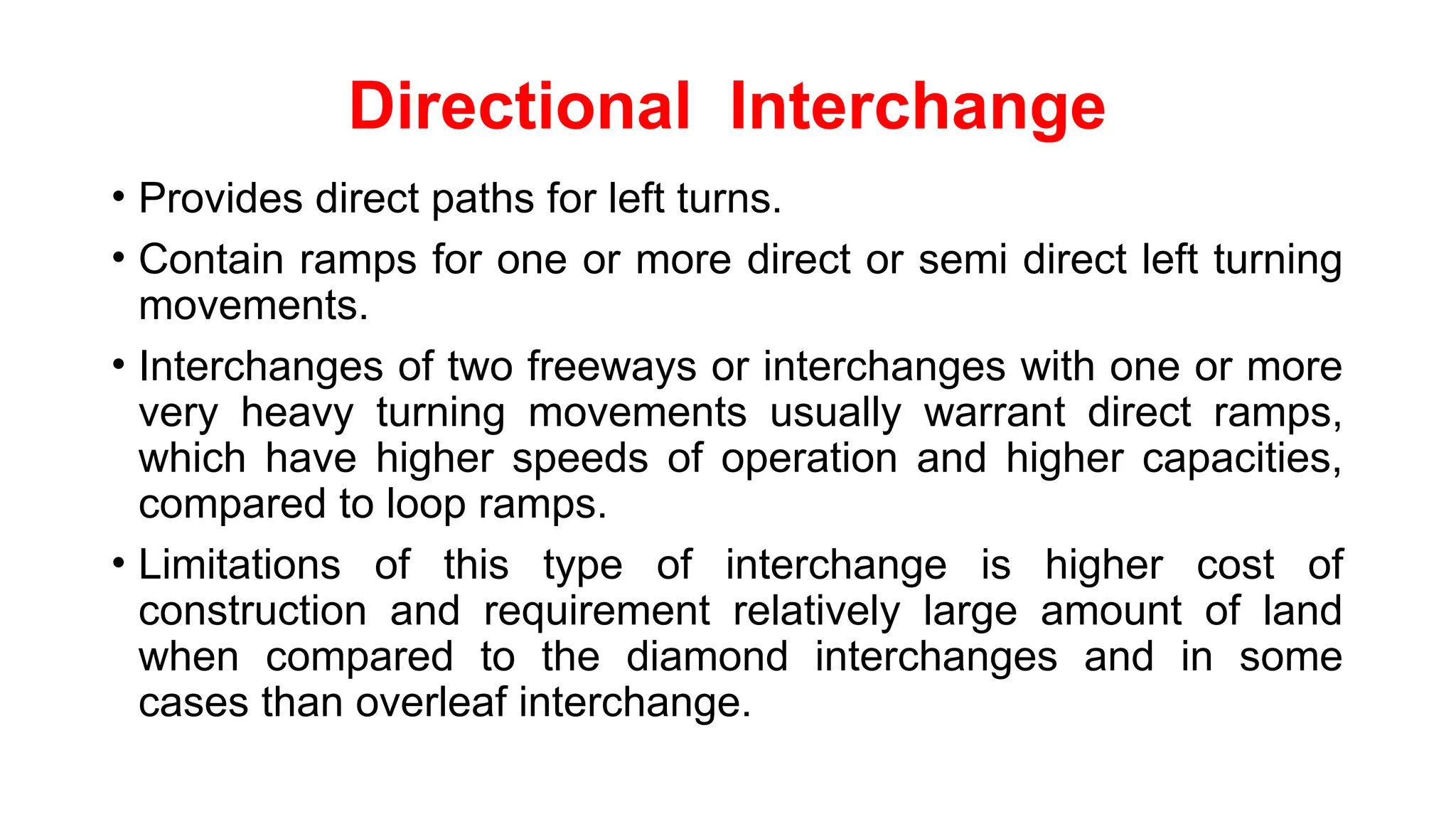 Grade separated intersections in transportation engineering | PPTX