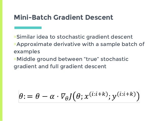 mini batch gradient descent tensorflow