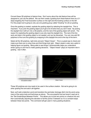 Grading anything's possible-C3D | PDF