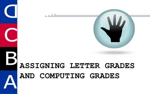 grading and reporting letter grades