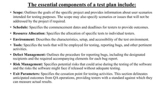 Test Plan Example Scope Section the grading and assessment ppt-7.p p t x | PPTX