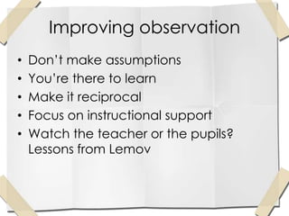 What if we stopped grading lessons?  Slide 10
