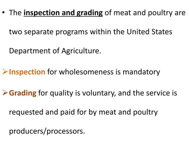 Grading, quality and standardization of meat. Group 2.pptx | Barbecues ...
