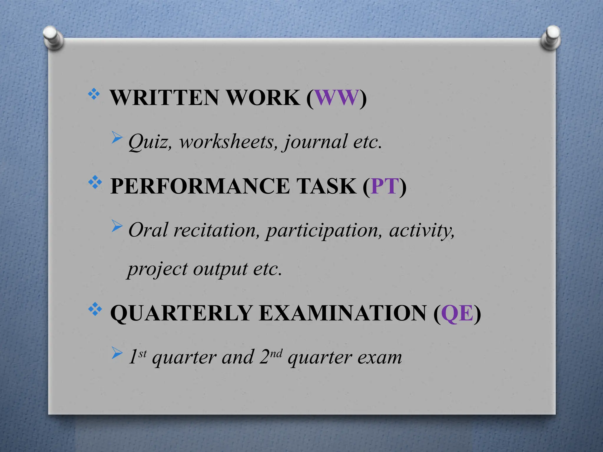 Grading System For K To 12 Curriculum Pptx