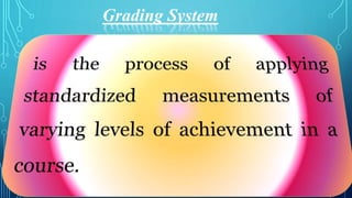 Grading System
 