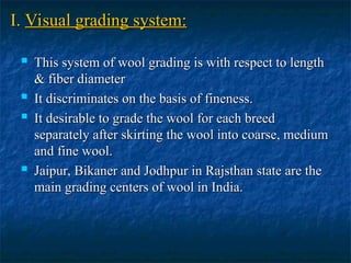 grading wool.ppt livestock farm complex. | PPT