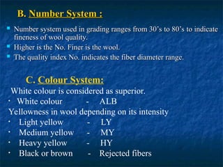 Number 4 Wool grading wool.ppt livestock farm complex. | PPT