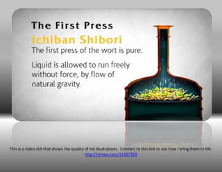 This is a video still that shows the quality of my illustrations. Connect to this link to see how I bring them to life.
                                             http://vimeo.com/11307309
 