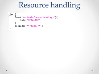 Resource handling 
 