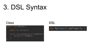 Class DSL
3. DSL Syntax
 