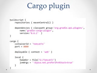 Cargo plugin
 