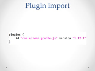 Plugin import
 