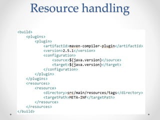 Resource handling
 