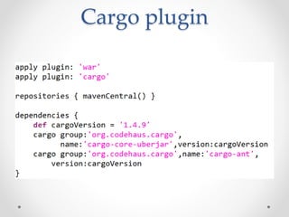 Cargo plugin
 