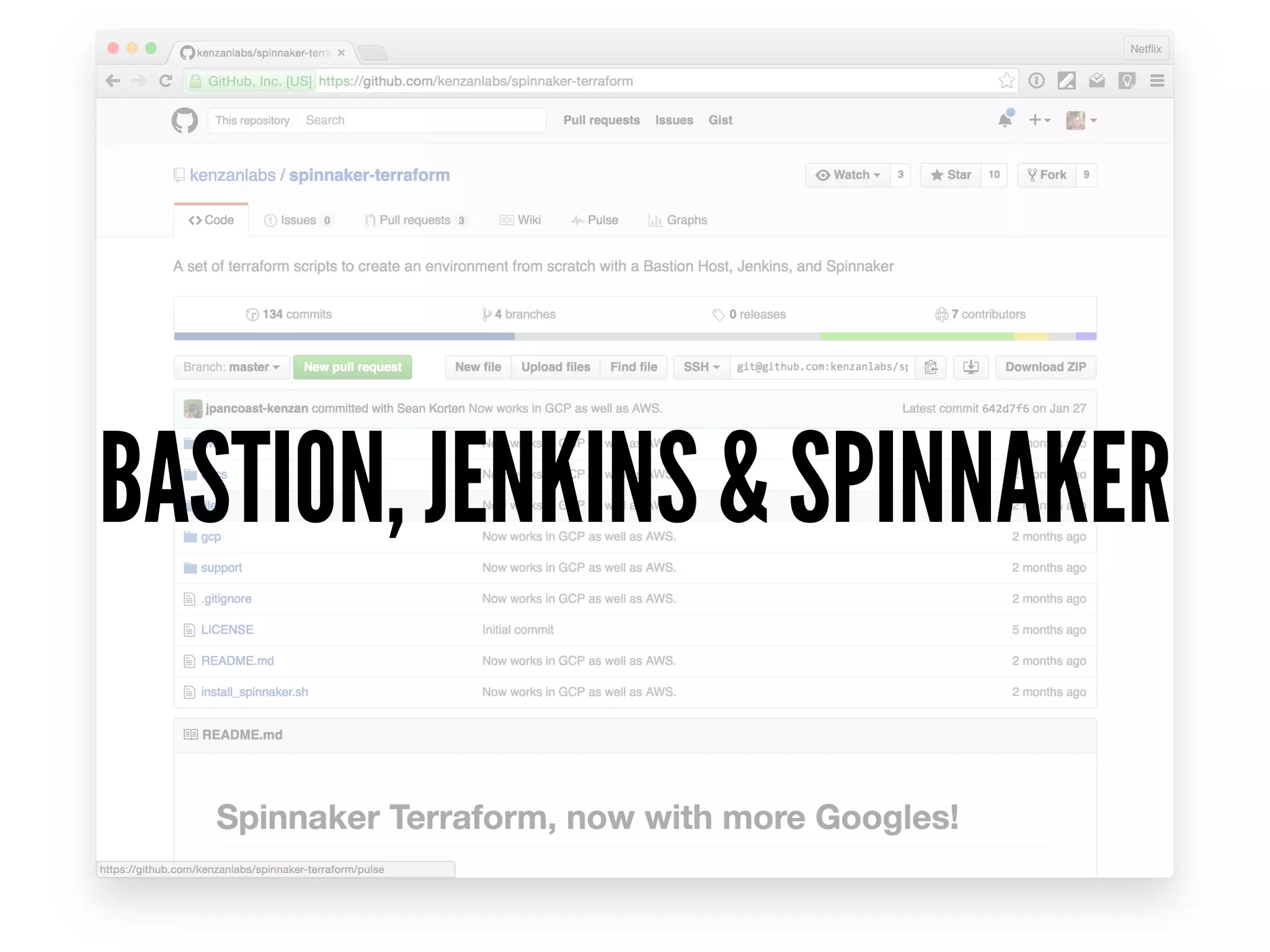 BASTION, JENKINS & SPINNAKER
 