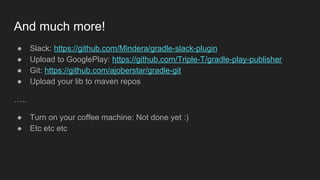 Lost in screenshots
John translated his app to three different languages. And has
support for multiple screens. That means every time he
publishes a new release he has to generate a LOT of
screenshots for the PlayStore.
 