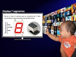 No es ni mas ni menos que un conjunto de 7 leds conectados y posicionados apropiadamente. 