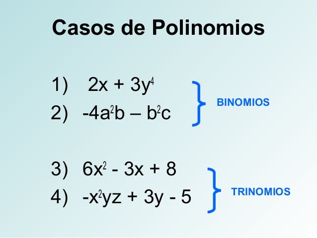 Grado de un polinomio