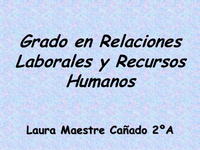 grado relaciones laborales y recursos humanos a distancia