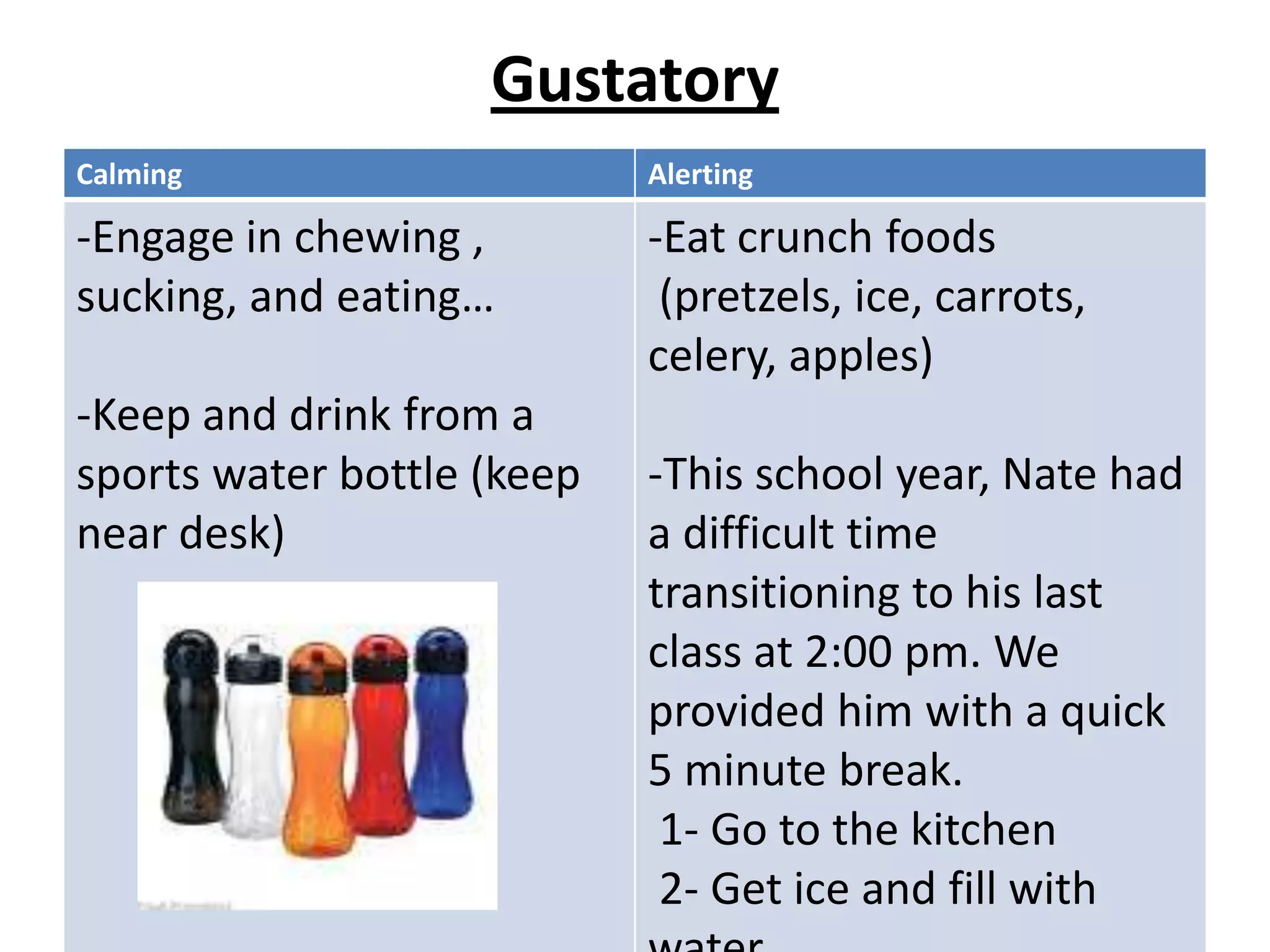 Gustatory
