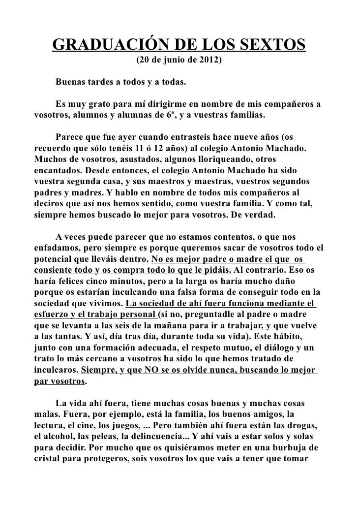 Graduación de sexto (11 12)