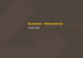 Scenario - International
World Trade
 