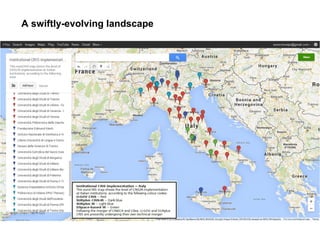 A swiftly-evolving landscape