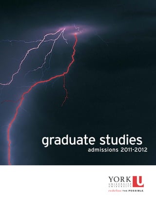 graduate studies
       admissions 2011-2012
 