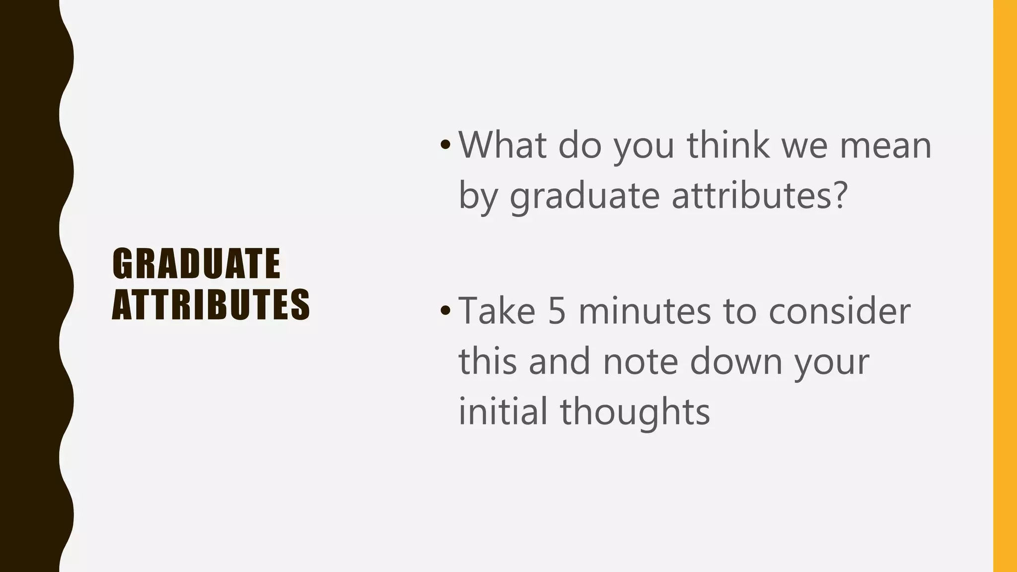 UWS Graduate Attributes | PPTX