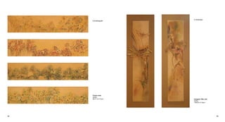 88 89
Forest noise
leather
80x17 cm /4 pcs./
E.Enkhtogtokh
Hexapod: After rain
leather
126x25 cm /2pcs./
E.Amarzaya
 