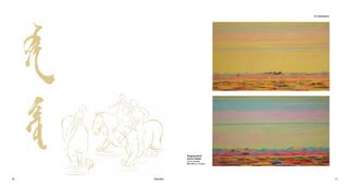 16 17Bachelor
M.Natsagdorj
Singing about
sunny steppe
oil on canvas
96x158 cm /2 pcs./
 