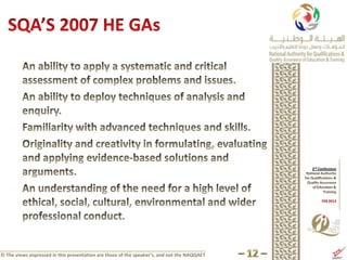 © The views expressed in this presentation are those of the speaker’s, and not the NAQQAET
 