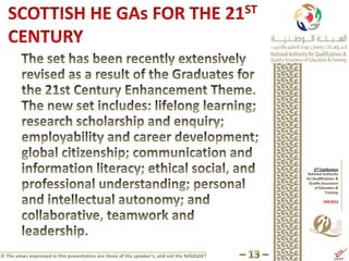 © The views expressed in this presentation are those of the speaker’s, and not the NAQQAET
 