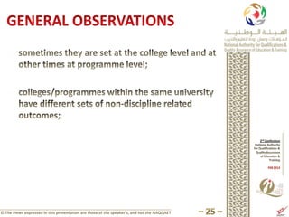 © The views expressed in this presentation are those of the speaker’s, and not the NAQQAET
 