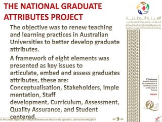 © The views expressed in this presentation are those of the speaker’s, and not the NAQQAET
 