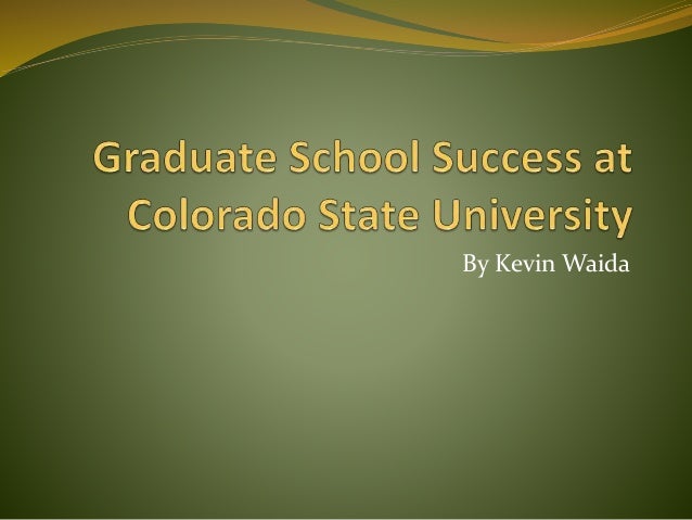 Colorado state university thesis submission