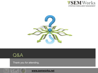 www.semworks.net
Q&A
Thank you for attending.
 
