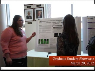 Graduate Student Showcase
           March 20, 2012
 