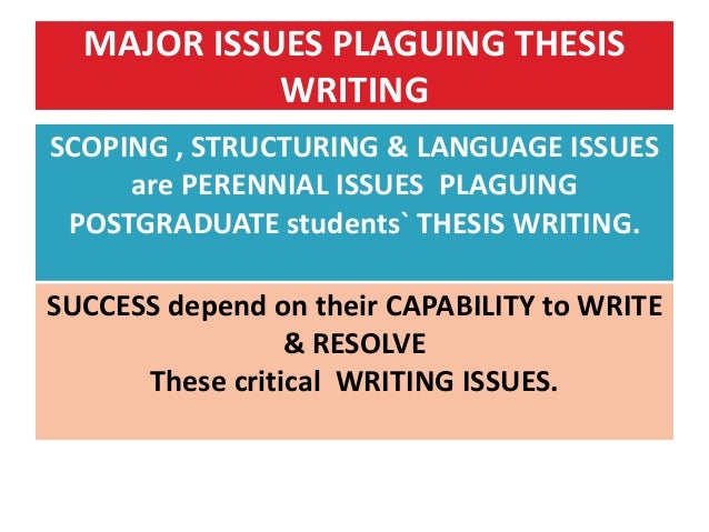 Dissertation writing workshop