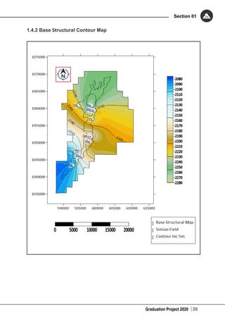 Graduation Project 2020
Section 01
26
1.4.2 Base Structural Contour Map
 