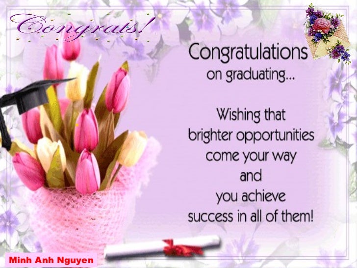 congratulate on