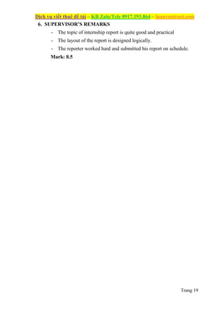 Graduation Internship Report - Some Translation Techniques Apply For ...
