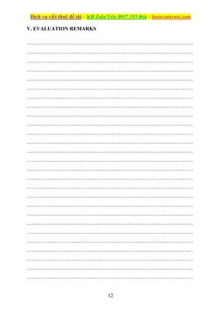 Graduation Internship Report Faculty Of Foreign Languages Dai Nam ...