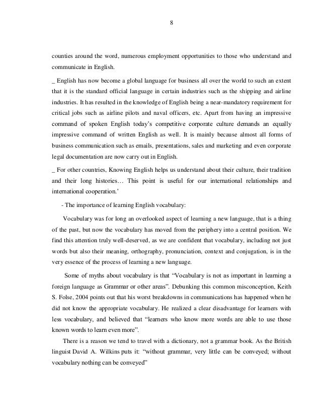 A study on motivation of grade 12 in learning English
