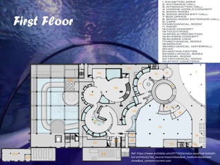 First Floor
Ref: https://www.archdaily.com/477163/antalya-aquarium-bahadir-
kul-architects/?ad_source=myarchdaily&ad_medium=bookmark-
show&ad_content=current-user
 